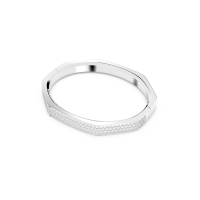 Brazalete Dextera - Forma octagonal, Blanco, Baño de rodio