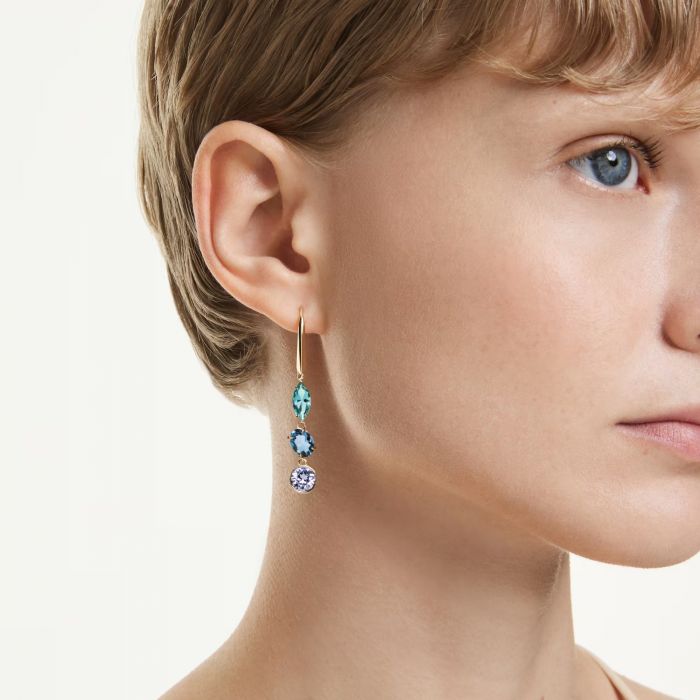Pendientes de gota gema